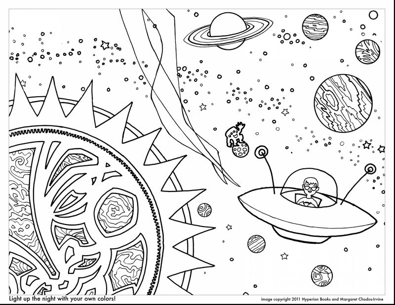 Solar System Coloring Pages Kindergarten