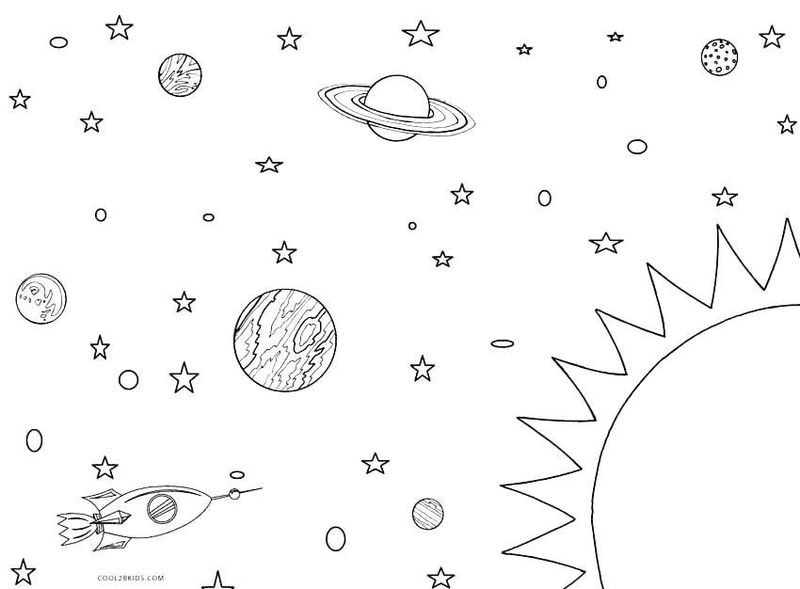 Solar System Coloring Pages Pdf