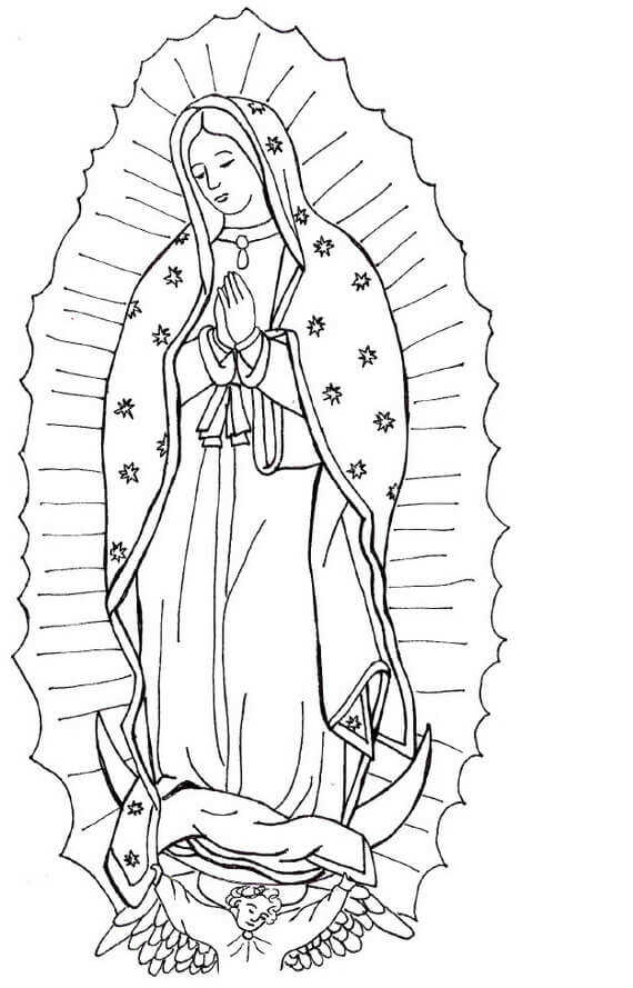Solemnity Of Mary Coloring Page