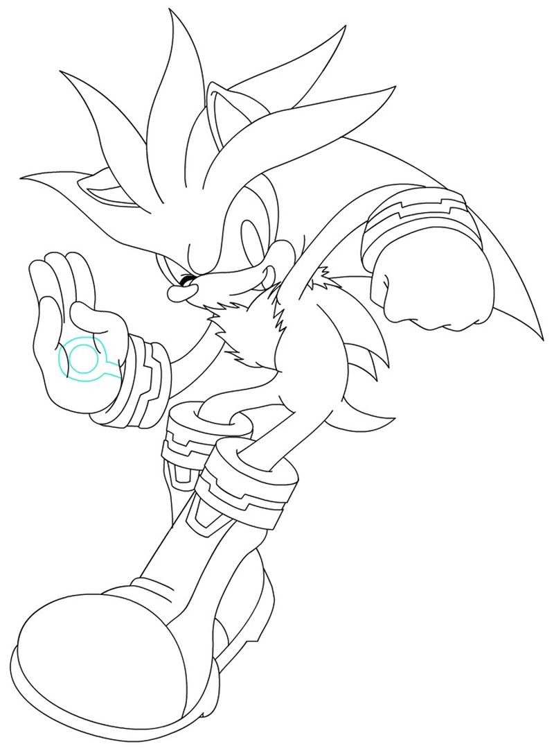 Sonic Character Coloring Pages