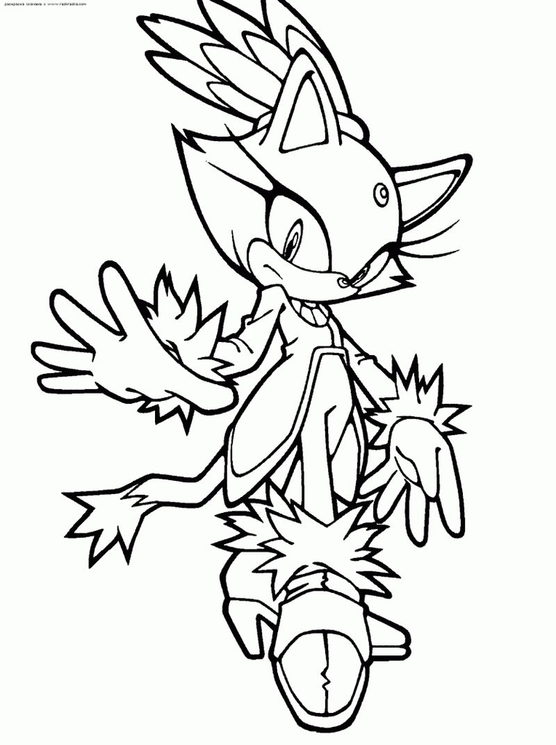 Sonic Coloring Pages For Kids