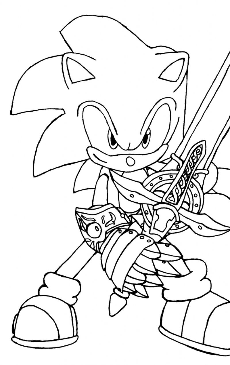 Sonic Coloring Pages Online