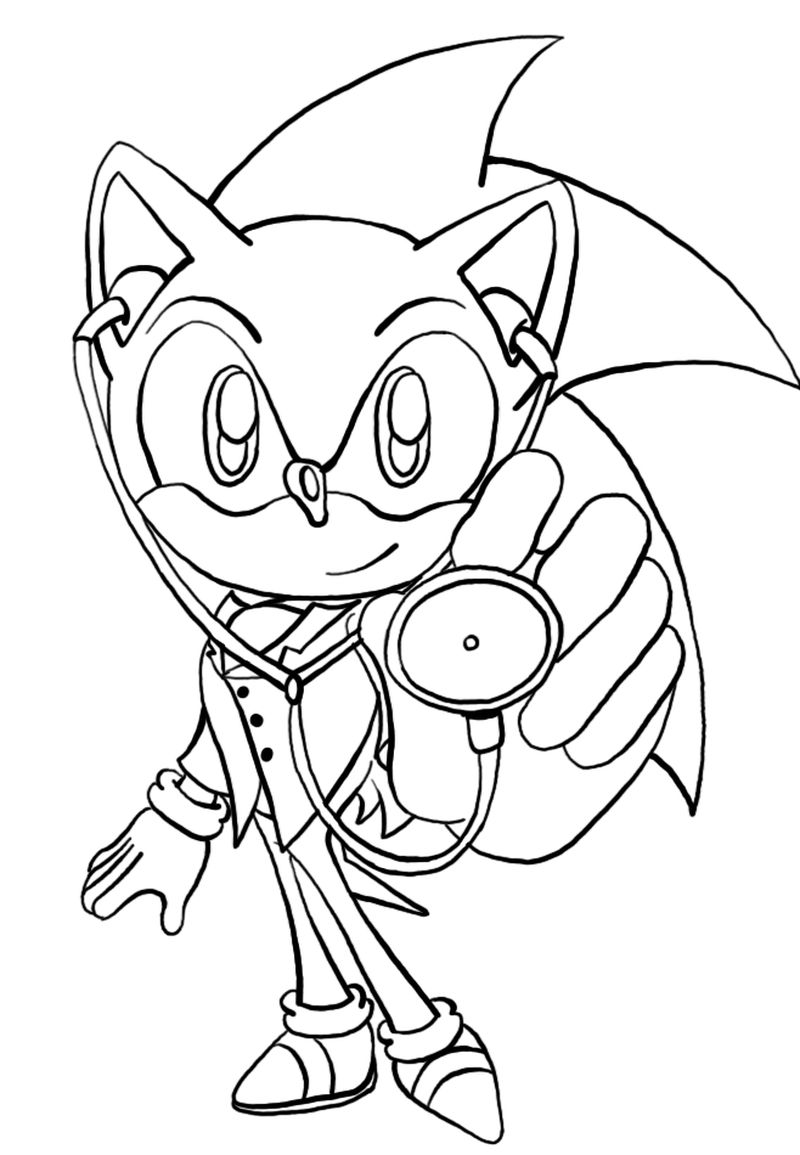 Sonic Coloring Pages to Print Free
