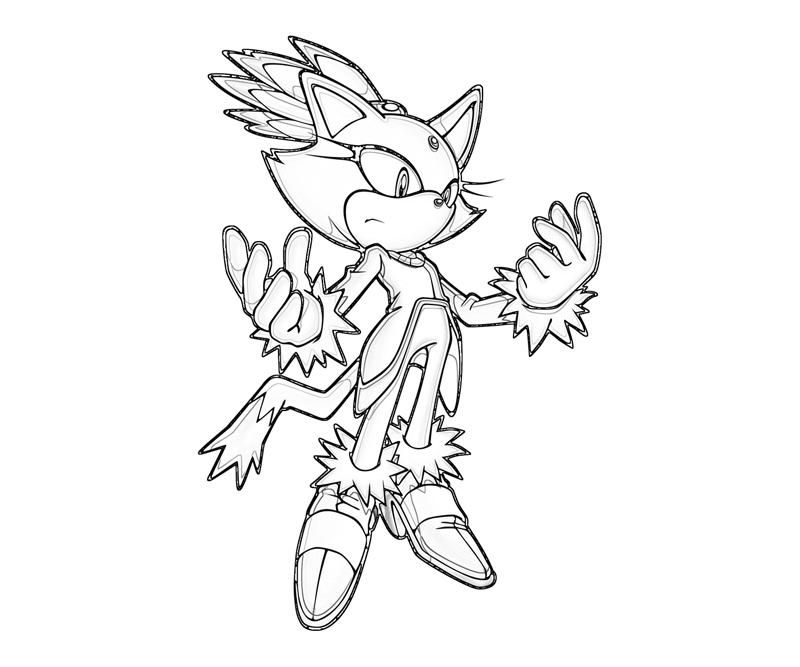 Sonic Riders Coloring Pages