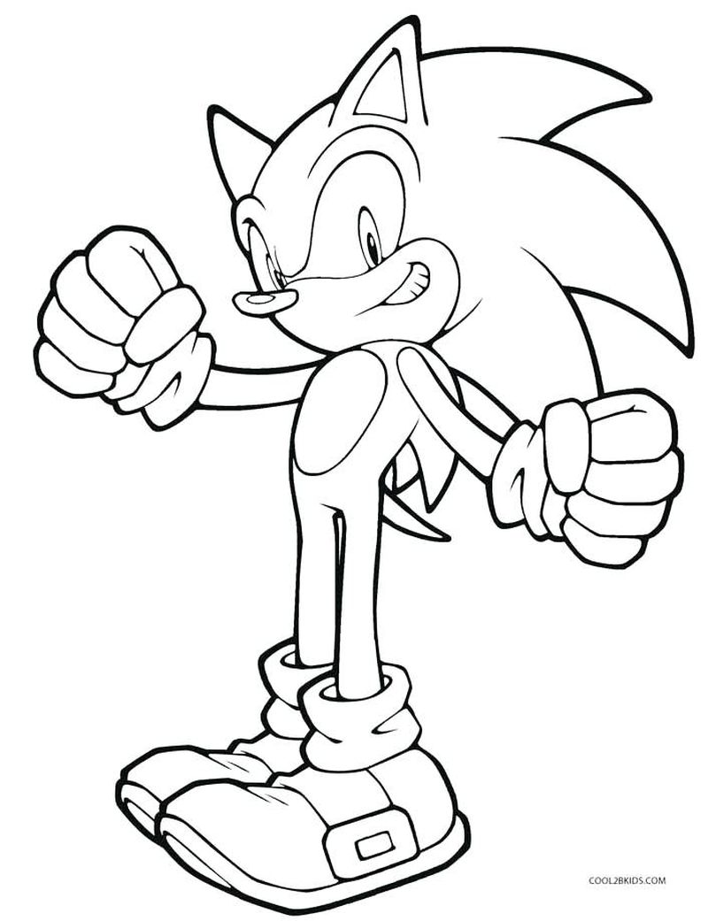 Sonic The Hedgehog And Friends Coloring Pages