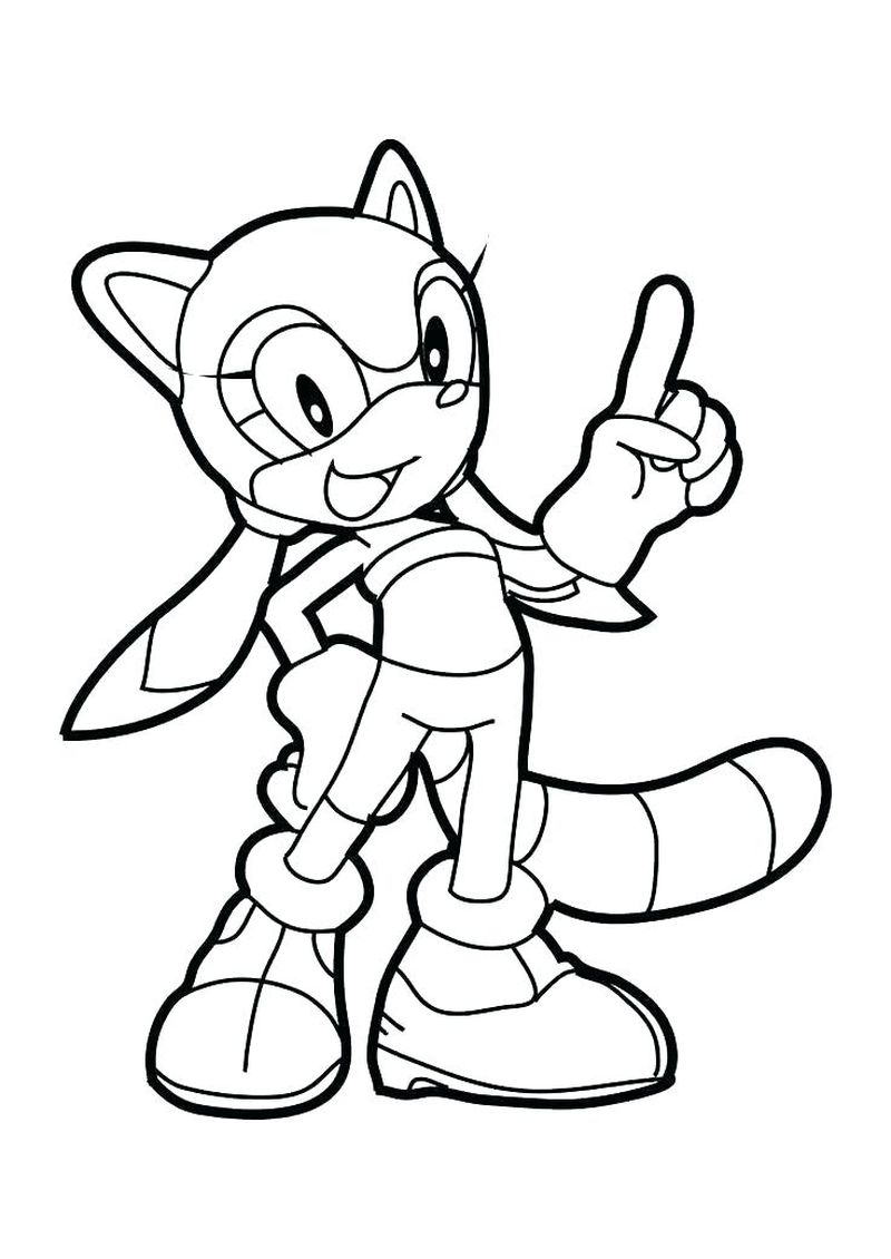 Sonic The Hedgehog Coloring Pages Classic