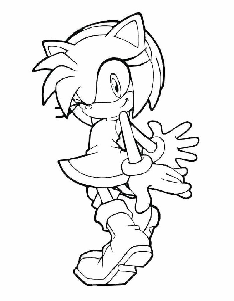Sonic The Hedgehog Coloring Pages Riders