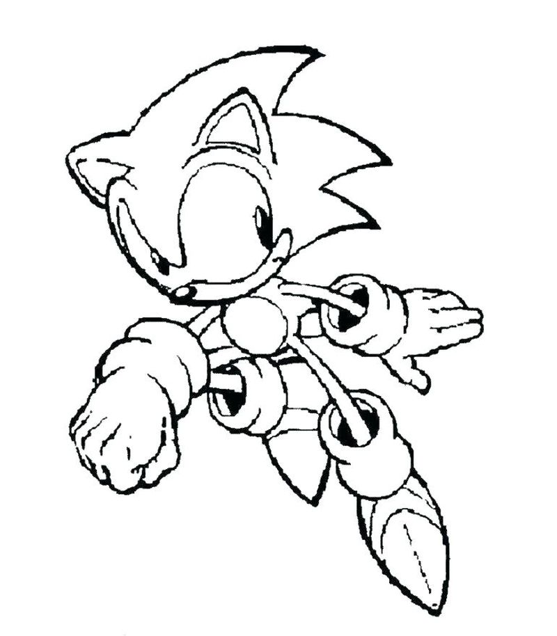 Sonic The Hedgehog Coloring Pages Rouge