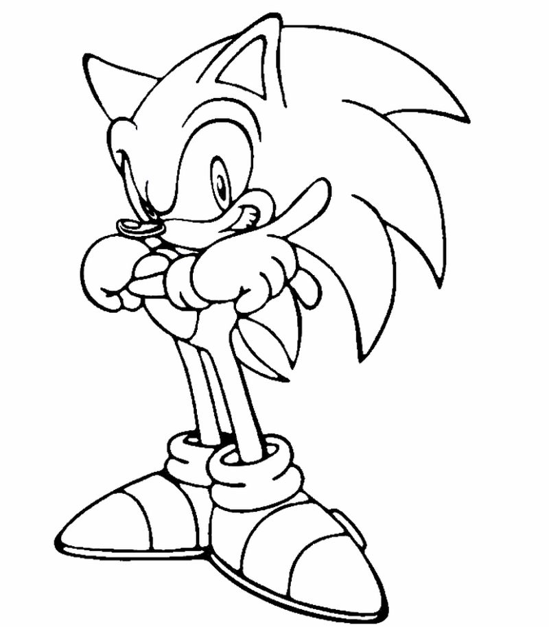 Sonic The Hedgehog Coloring Pages