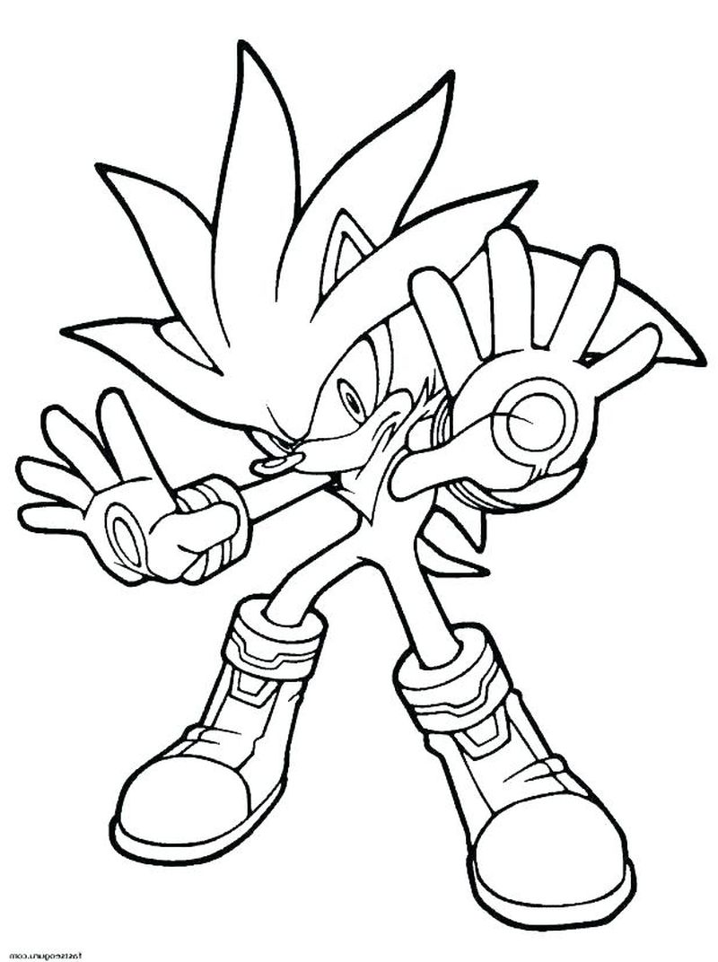 Sonic The Hedgehog Printable Coloring Pages