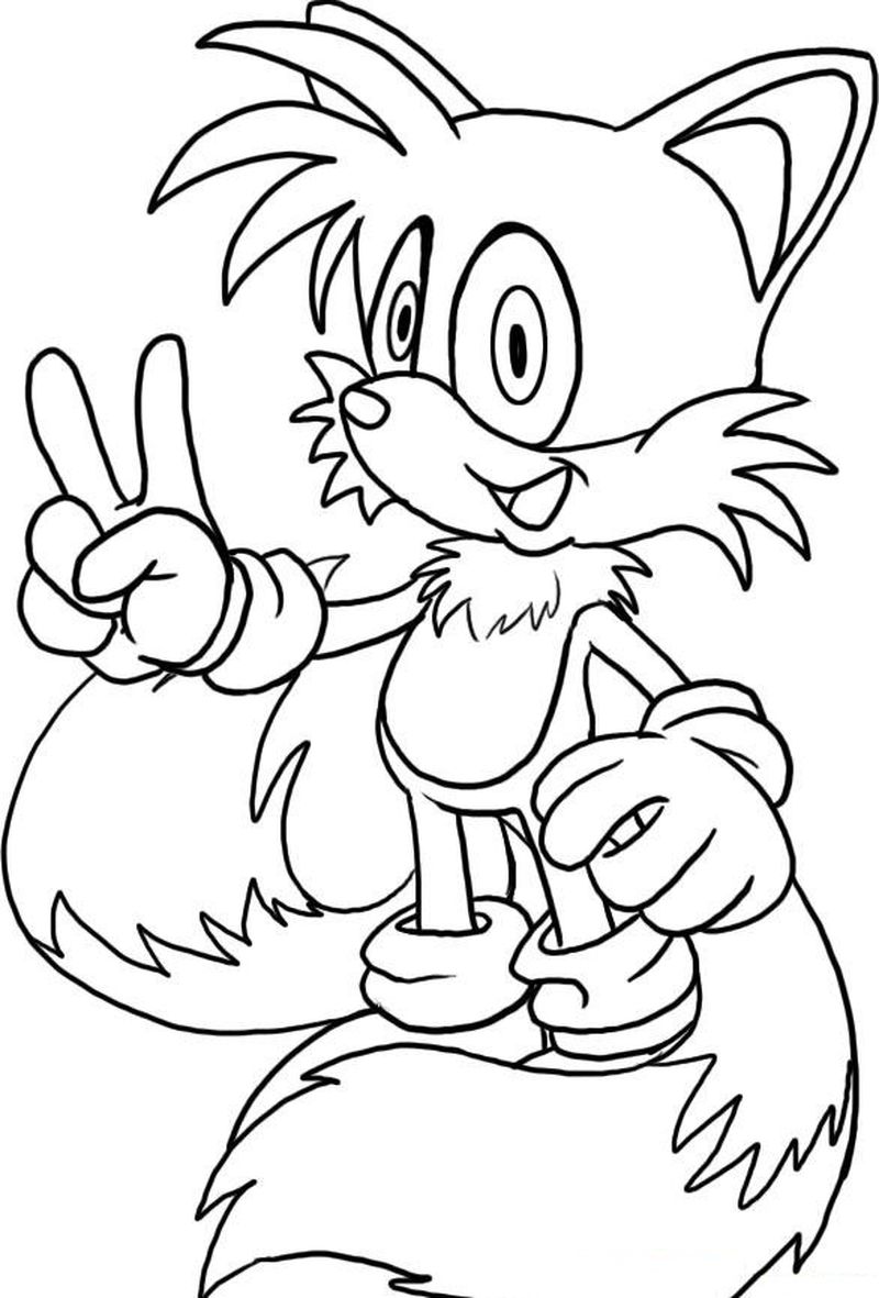 Sonic X Coloring Pages