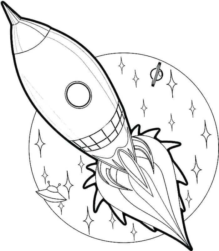 Space Shuttle Coloring Pages Astronaut