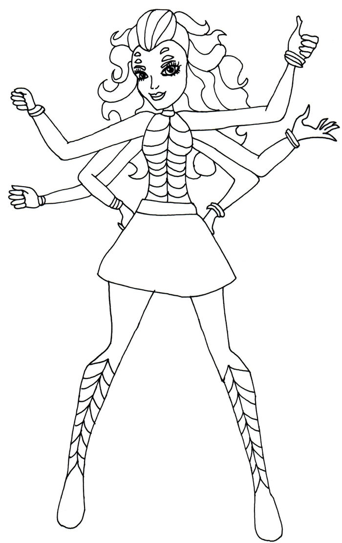 Spider Woman Coloring Pages