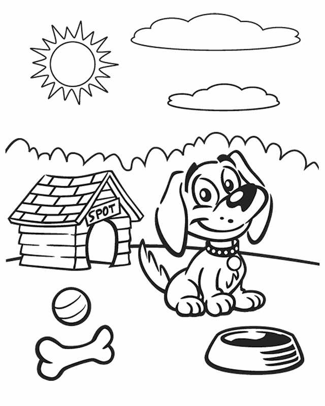 Spot Dog Coloring Pages