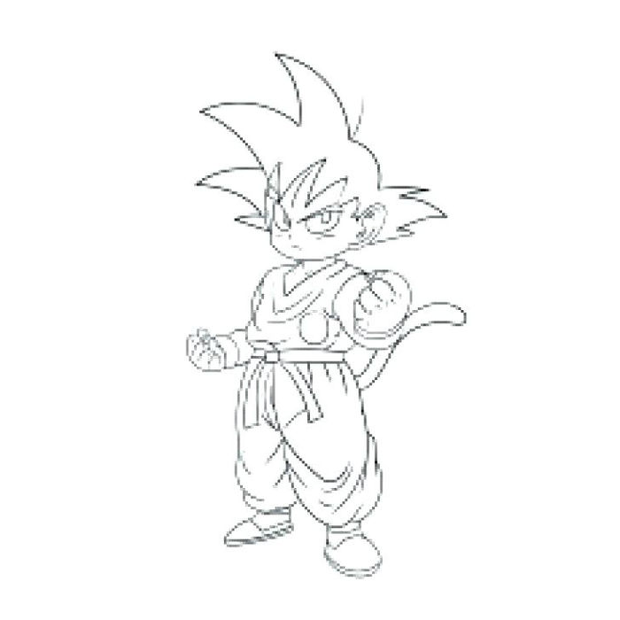 Ssj Goku Coloring Pages