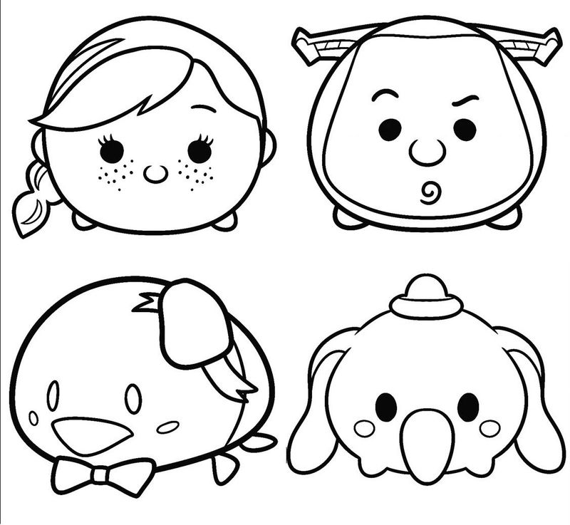 Star Wars Tsum Tsum Coloring Pages