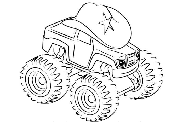 Starla Blaze And The Monster Machines Coloring Pages