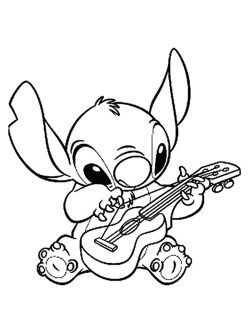 Stitch Coloring Pages Free Printable