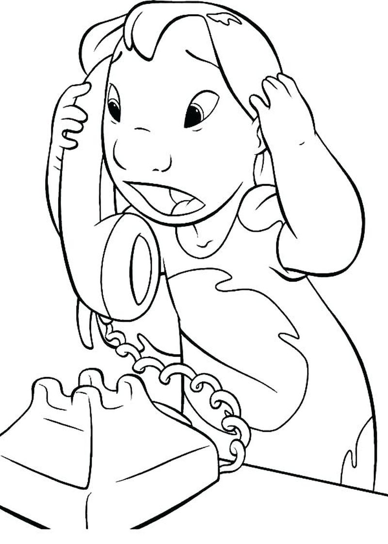 Stitch Coloring Pages Printables