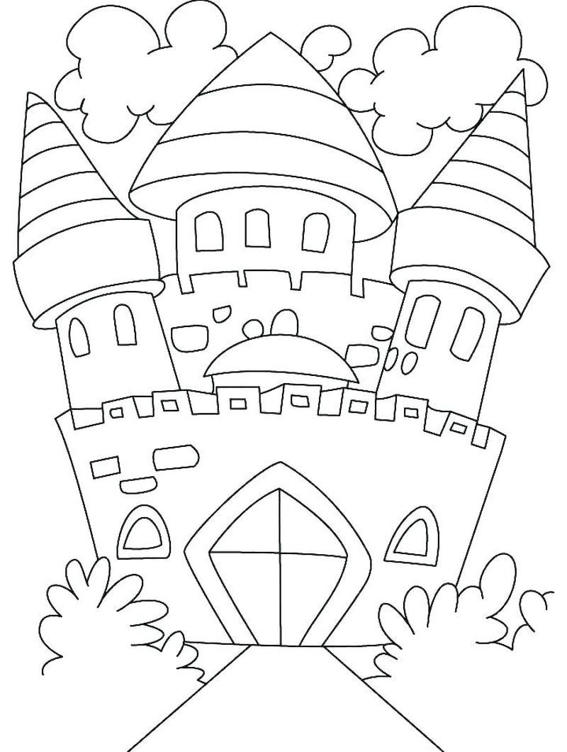 Storming A Castle Coloring Pages