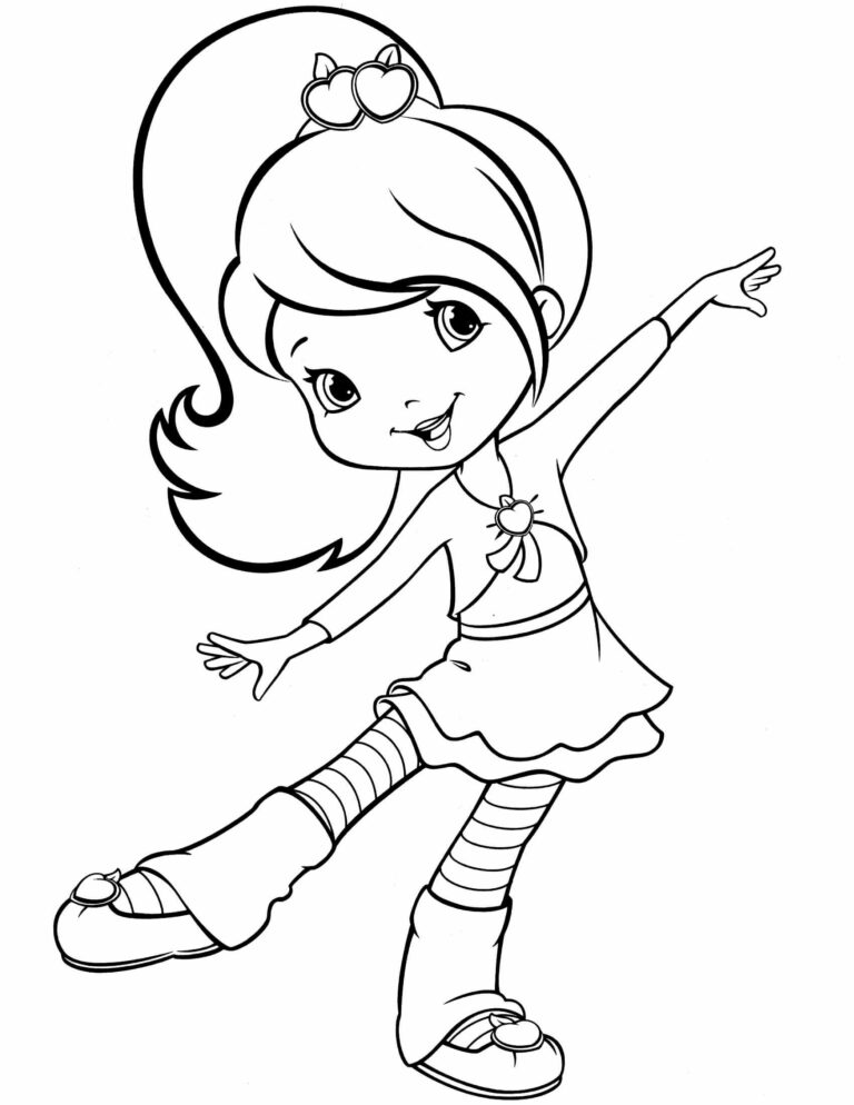 Strawberry Shortcake Coloring Pages Pdf To Print - Coloringfolder.com