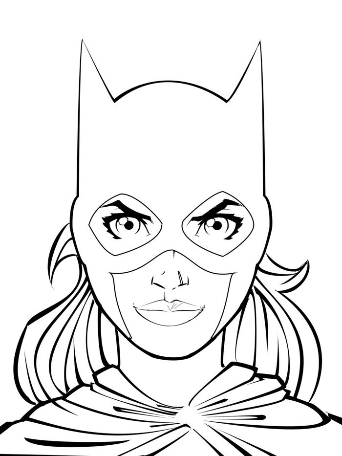 Sugar Skulls Coloring Pages Batgirl