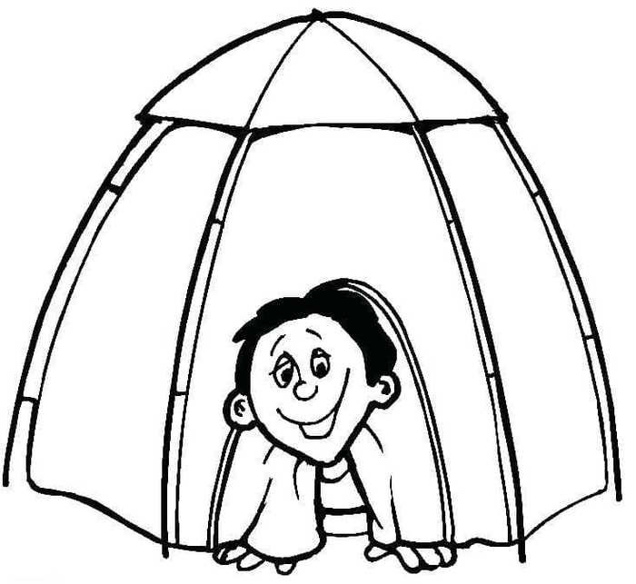 Summer Camp Coloring Pages
