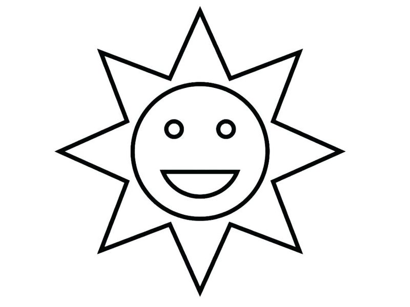 Sun Coloring Pages Printable PDF - Coloringfolder.com