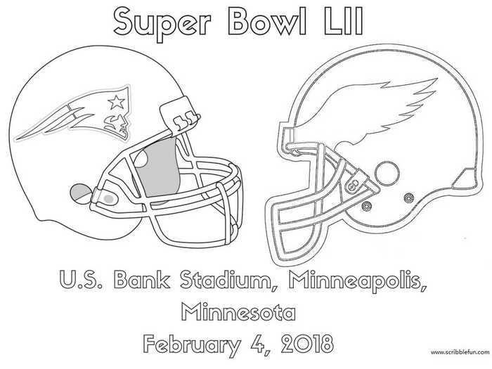 Super Bowl Coloring Pages