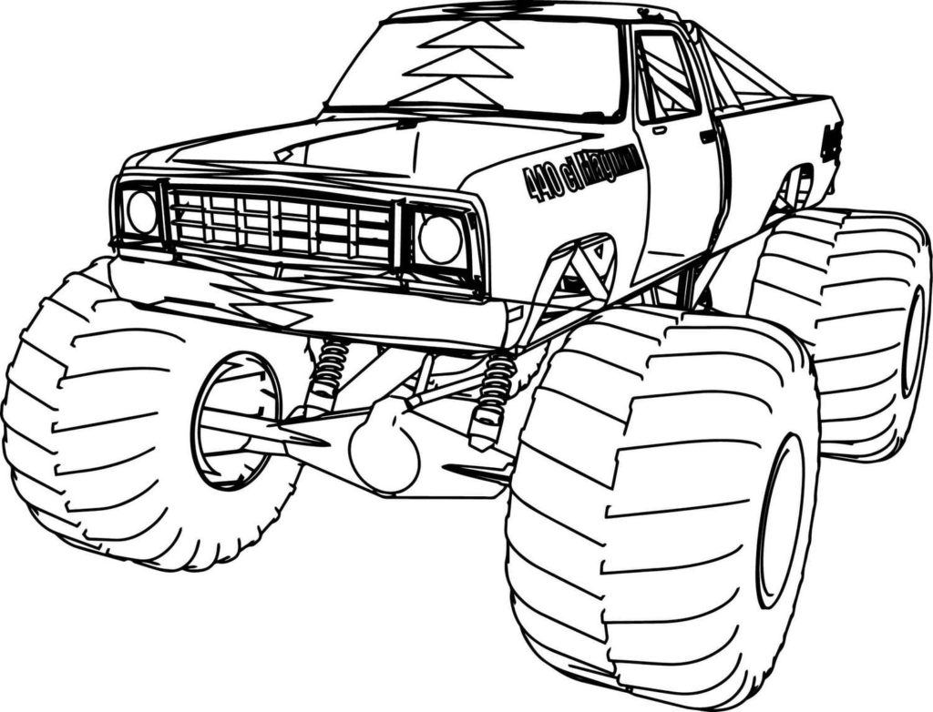 super coloring monster jam coloring pages