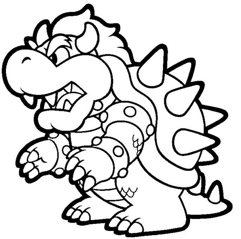 Super Mario Coloring Pages Printable