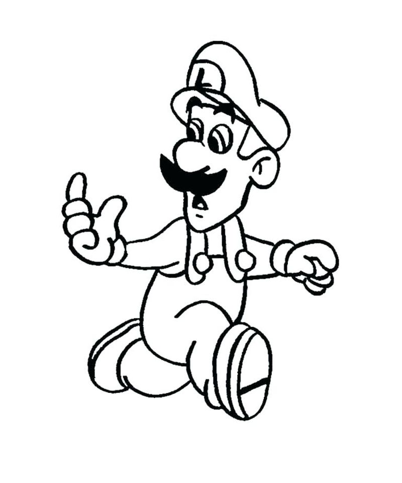 Super Mario Kart Coloring Pages
