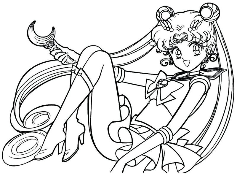 Super Sailor Moon Coloring Pages