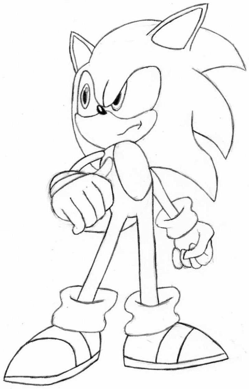 Super Sonic Coloring Pages to Print