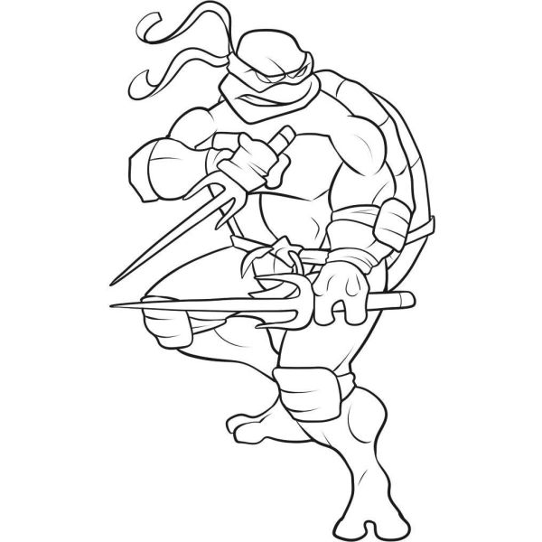 Superhero Coloring Pages TMNT