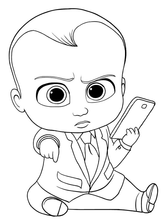 The Boss Baby Coloring Pictures