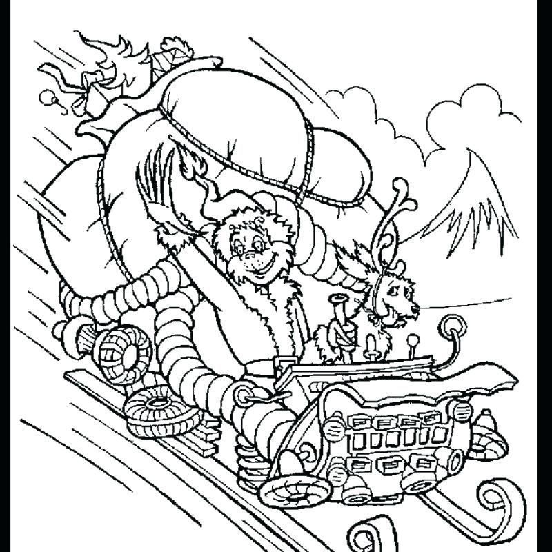 The Grinch Christmas Coloring Pages