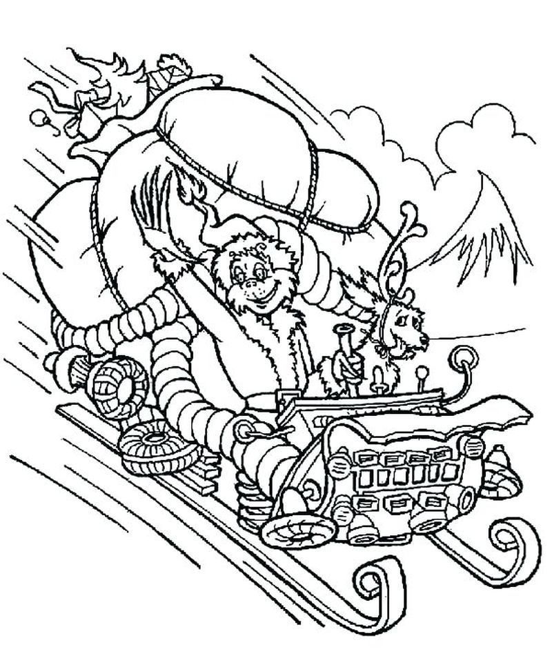 The Grinch Coloring Pages