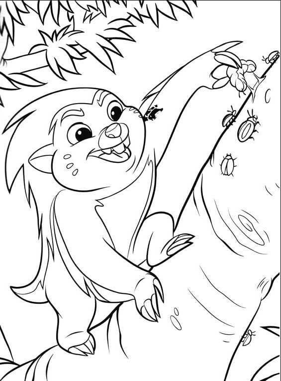 The Lion Guard Bunga Coloring Page