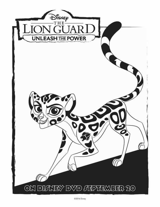 The Lion Guard Fuli Coloring Page
