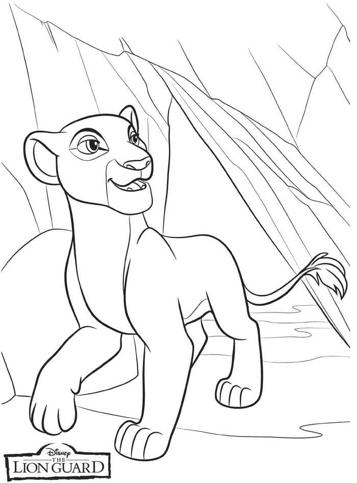 The Lion Guard Nala Coloring Page