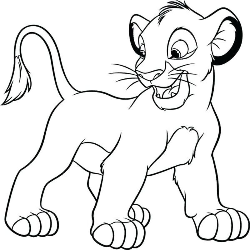 The Lion King Coloring Pages Free Online