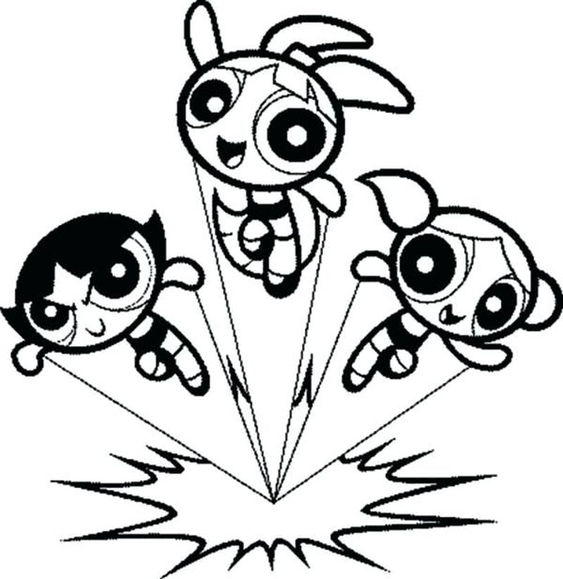 The Powerpuff Girls Coloring Pages