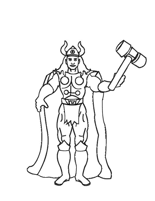 Thor Coloring Pages To Print
