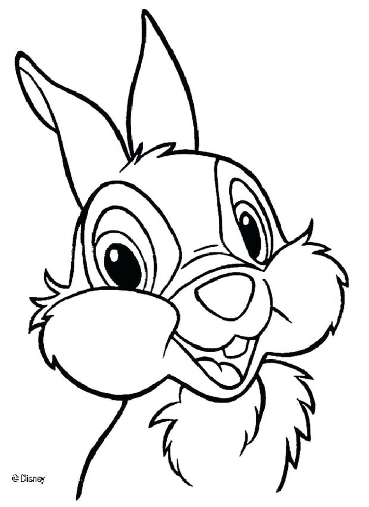 Thumper Head Coloring Pages