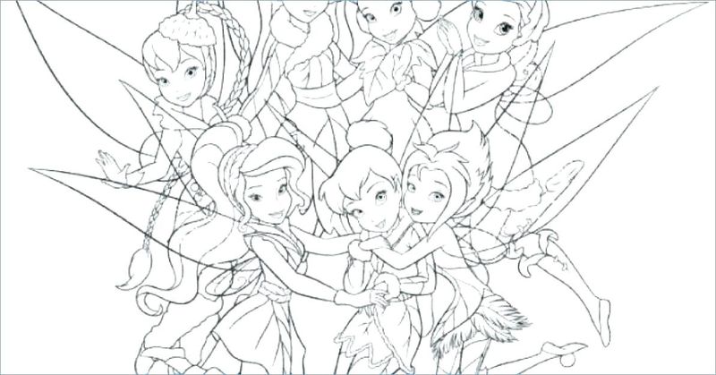 Tinkerbell Coloring Book Pages