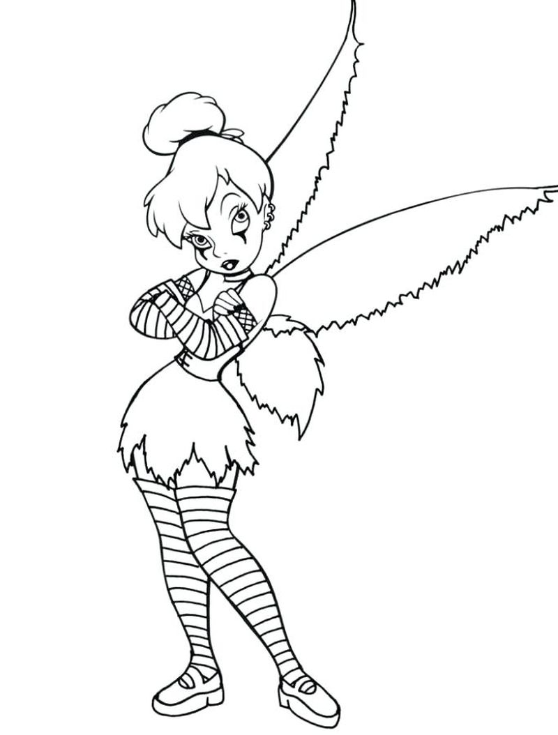 Tinkerbell Coloring Pages For Kids