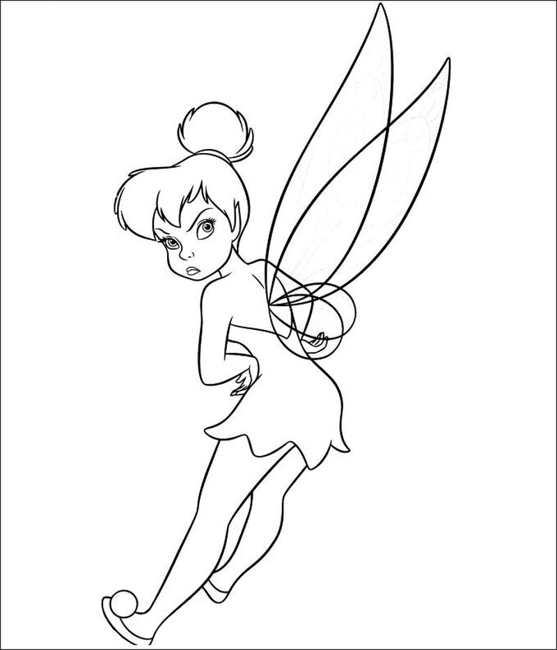 Tinkerbell Coloring Pages Free Printable