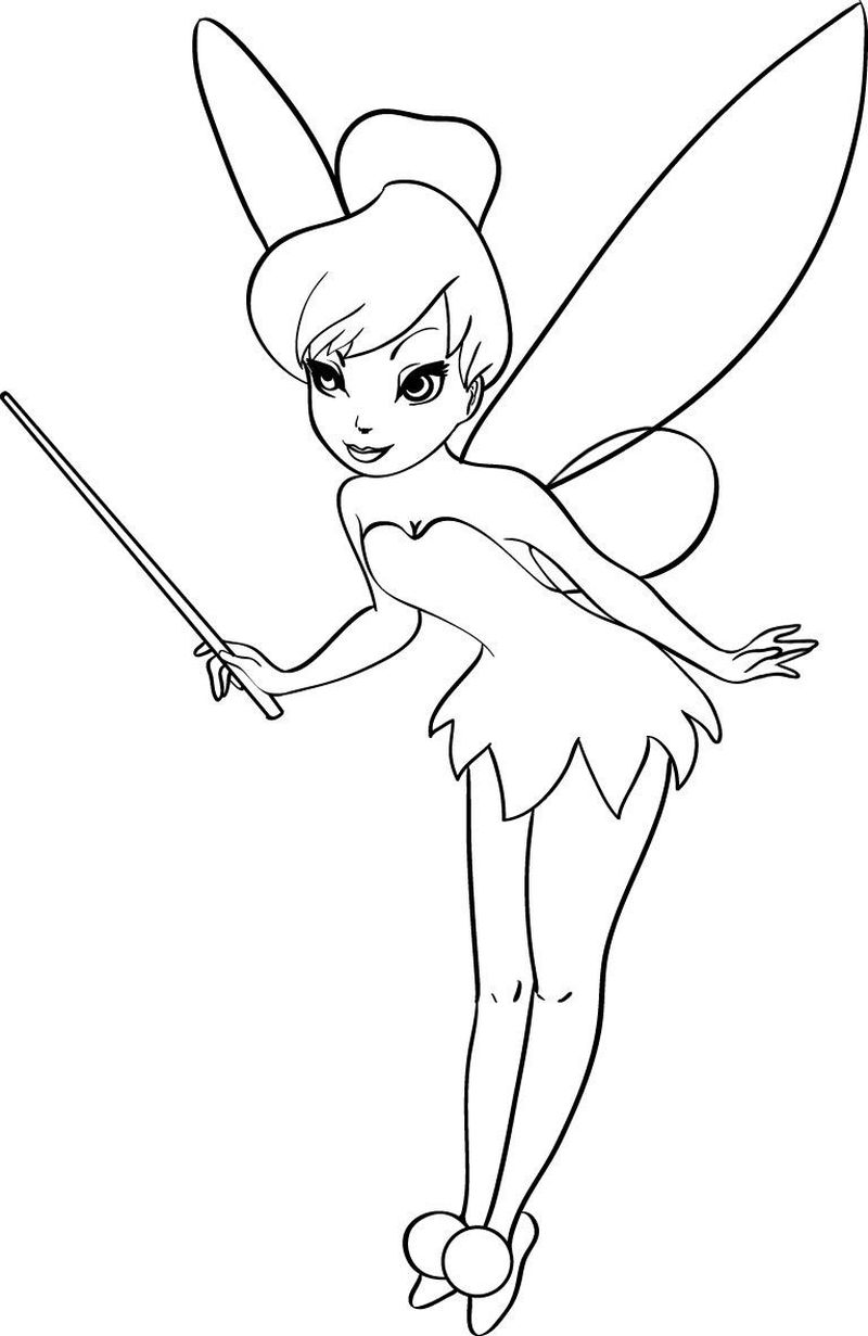 Tinkerbell Coloring Pages Online