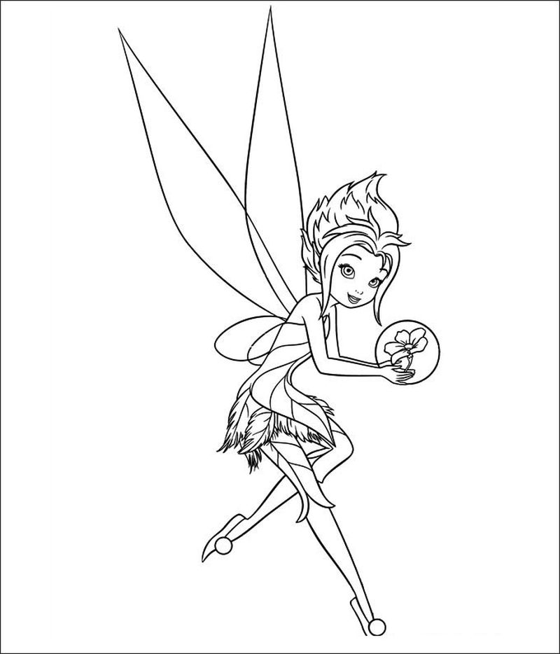 Tinkerbell Coloring Pages Pdf